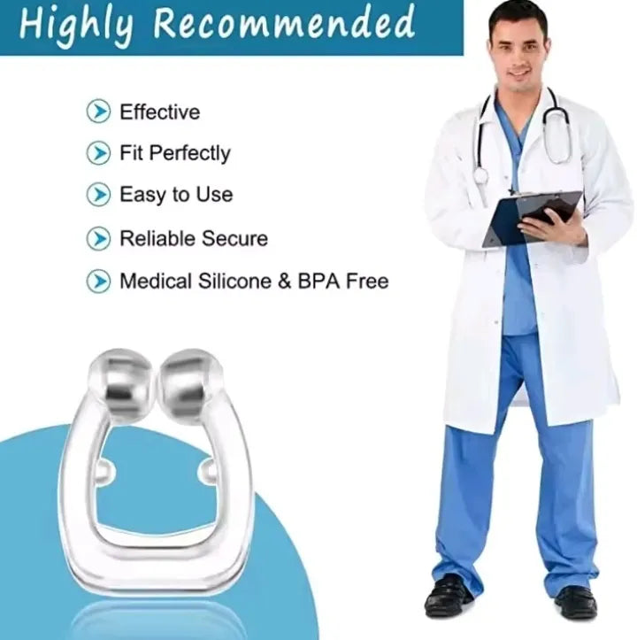 Dispositif Anti-Ronflement en silicone - Pack de 6